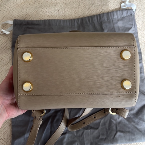 Senreve Gray Leather Handbag - Picture 8 of 16